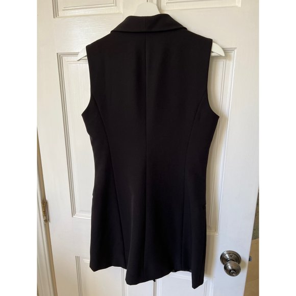 Like New Stradivarius Tailored Waistcoat Long Vest Women Size M - Picture 3 of 4